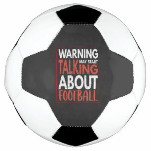 Ballon De Foot Avertissement : Peut Commencer À Parler De Footbal