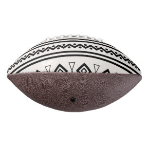 Ballon De Foot Aztèque noir et blanc