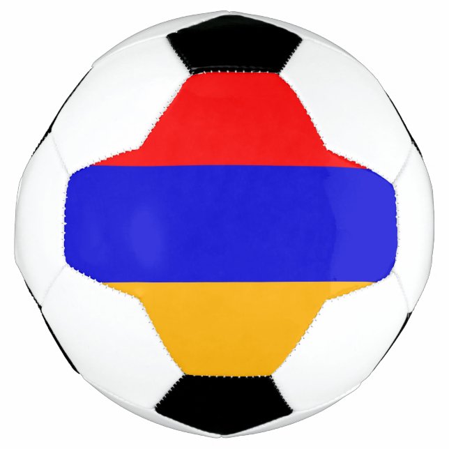 Ballon De Foot Bal de football patriotique avec drapeau d'Arménie (Devant)