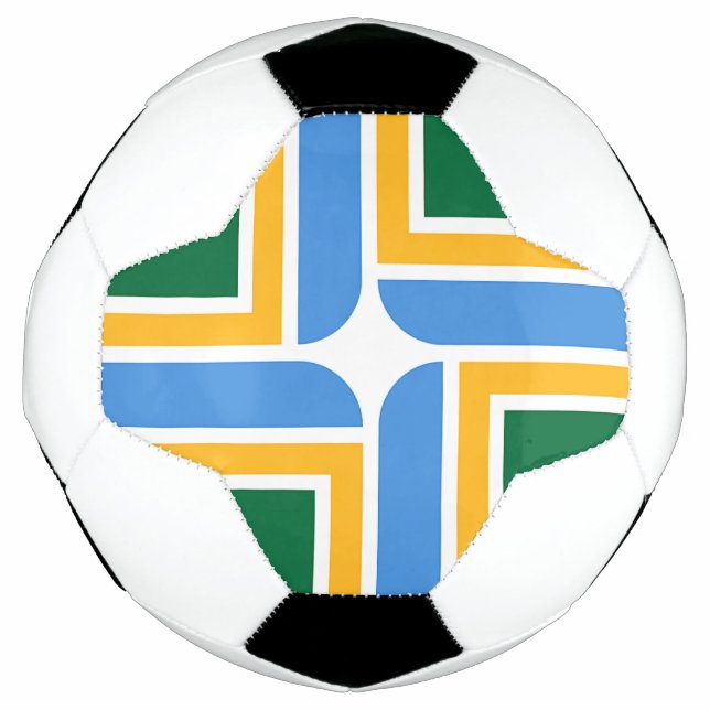 Ballon De Foot Bal de football patriotique avec drapeau de Portla (Devant)