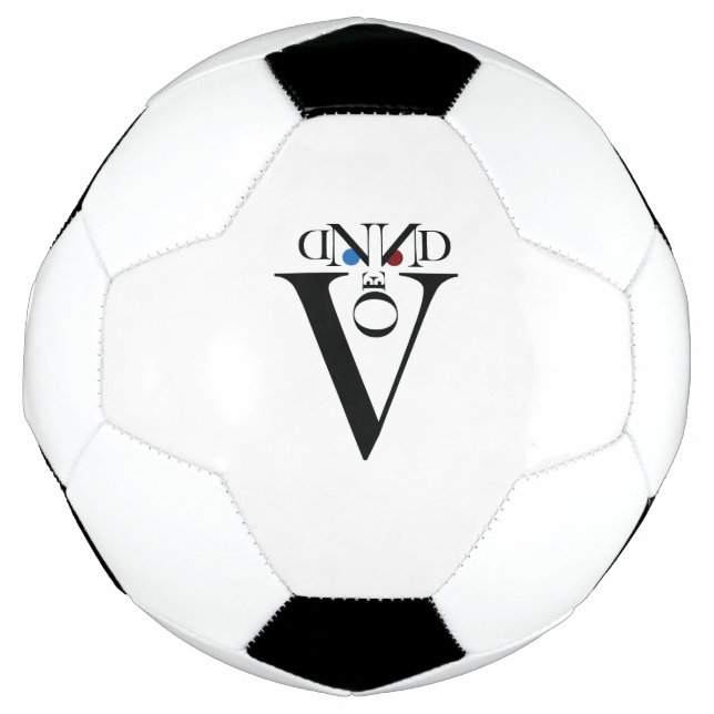 Ballon De Foot Balle de football à visage lettre (Devant)