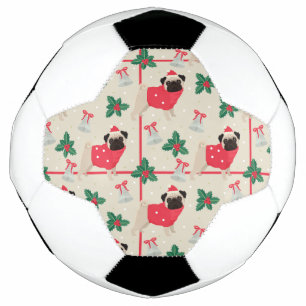 Ballon De Foot Balle de football de Noël Puggy