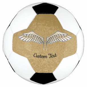 Ballon De Foot Balle de Football des ailes beiges