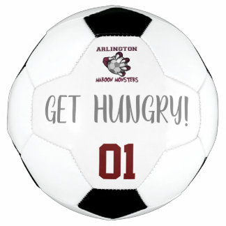Ballon De Foot Balle de football Monsters Maroon