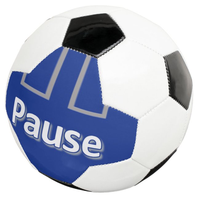 Ballon De Foot Balle de football Pause bleu (3/4)