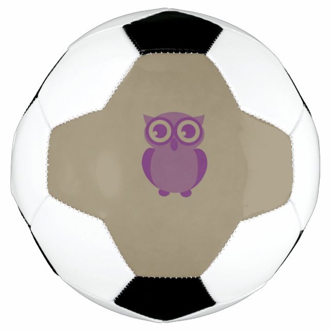 Ballon De Foot Balle de football Purple Owl (Devant)