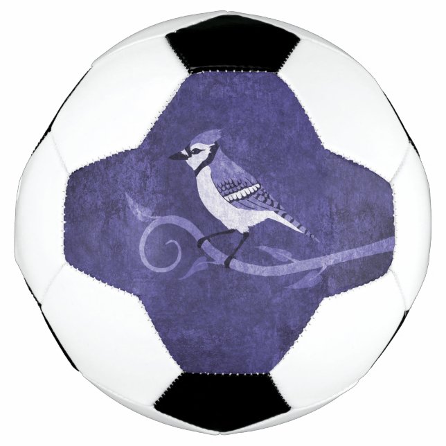 Ballon De Foot Balle de soccer bleu Jay (Devant)