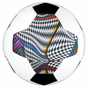 Ballon De Foot Balle de soccer d'illusion optique