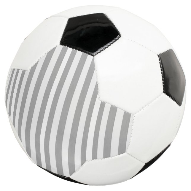 Ballon De Foot Balle de soccer Gris et blanc (3/4)