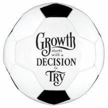 Balle de soccer motivationnelle