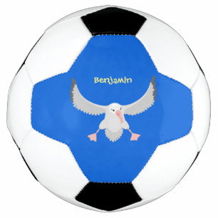 Ballon De Foot Bande dessinée de l'oiseau mûre albatros