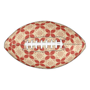 Ballon De Foot Batik Kawung, motif indonésien, javanais, ethnique
