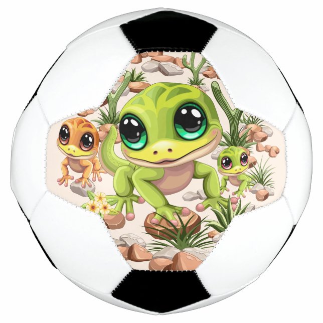 Ballon De Foot Bébé Geckos jote personnages de dessin (Devant)