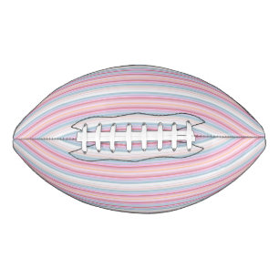 Ballon De Foot Belles rayures roses blanches