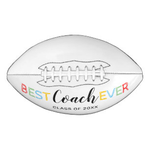 Ballon De Foot Best Coach Ever   Signed from the Team
