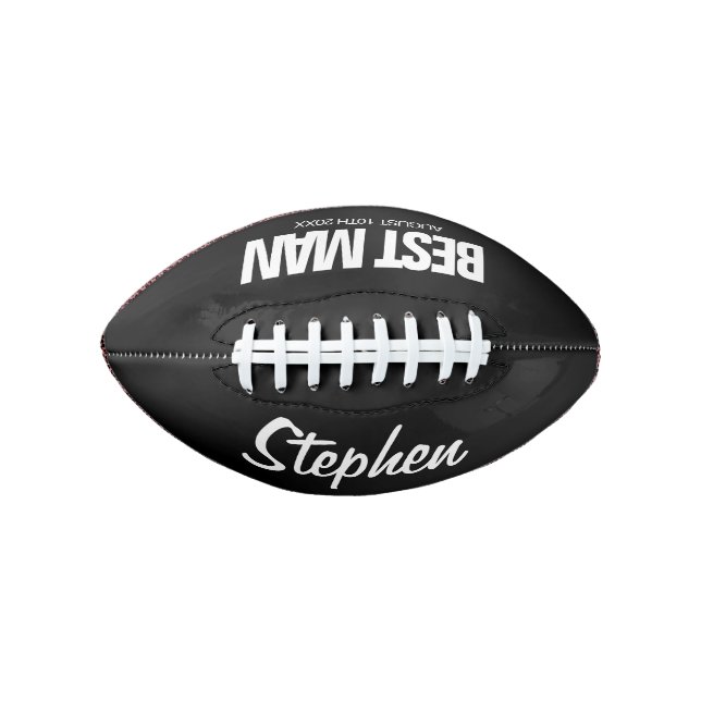 Ballon De Foot Best Man mini football mariage cadeau pour les gro (Devant)