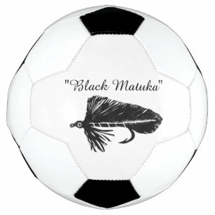 Ballon De Foot Black Matuka bandoulière, pêche à la mouche, art d