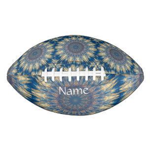 Ballon De Foot Blue Chakra Kaleidoscope Thunder_Cove