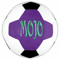 Boule de football mauve Mojo