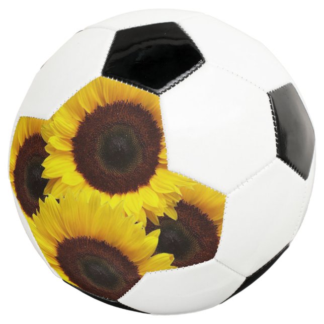 Ballon De Foot Boule de soccer tournesol floral (3/4)