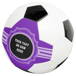 Ballon De Foot Bouton / Bannière - trans. blanc XII + vos idées
