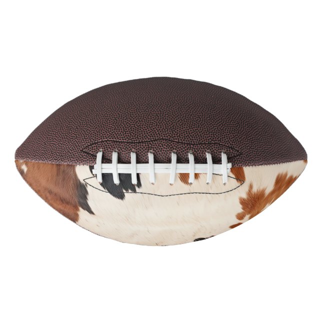 Ballon De Foot Brown noir blanc (Devant)