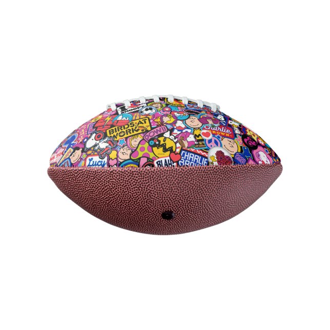 Ballon De Foot cacahuètes | Motif de patchs Mixtape (Tourné à 270°)