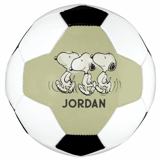 Ballon De Foot cacahuètes | Snoopy Walking Tall (Devant)