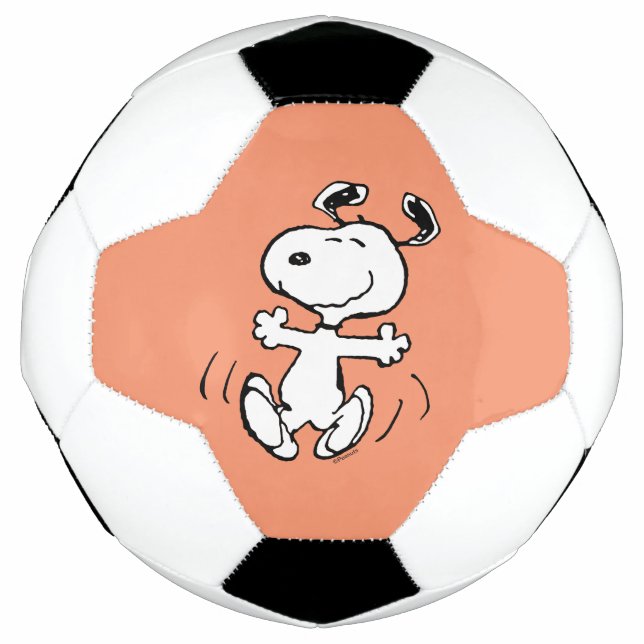 Ballon De Foot cacahuètes | Une Danse Heureuse Snoopy (Devant)