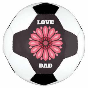BALLON DE FOOT CADEAU FLEUR MODERNE COLORÉ POUR FILLE SOEUR MAMAN