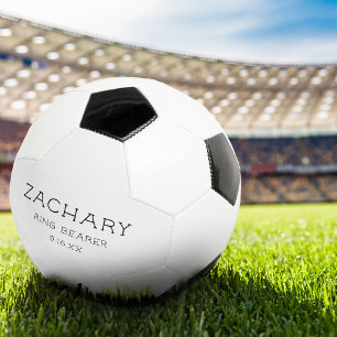 Ballon De Foot Cadeau personnalisé de porteur de bague de mariage