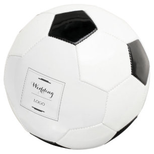 Ballon De Foot Cadeau Personnalisé Élégant de Mariage Moderne sur