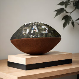 Ballon De Foot Cadre photo DAD Camouflage vert Motif et cuir