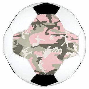 Ballon De Foot Camouflage rose et vert, Militaire, Armée