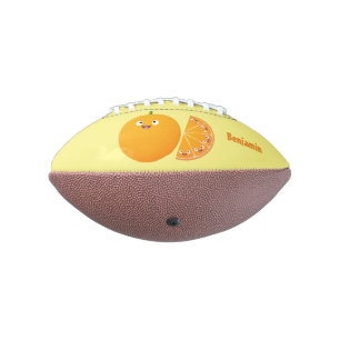 Ballon De Foot Caricature d'agrumes d'orange