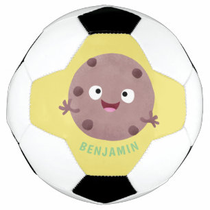 Ballon De Foot Caricature de biscuit à puce en chocolat