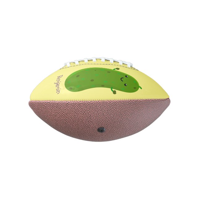 Ballon De Foot Caricature de cornichon joyeux (Tourné à 270°)