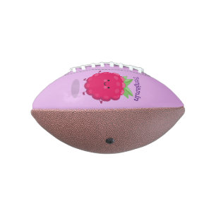 Ballon De Foot Caricature de framboise très heureuse