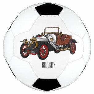 Ballon De Foot Caricature de voiture classique 1920