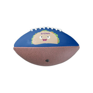 Ballon De Foot Caricature joli sourire taco dessin animé