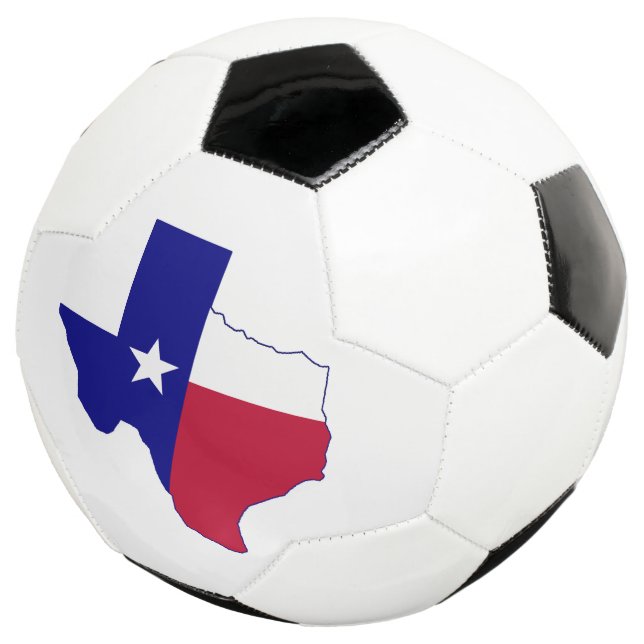 Ballon De Foot Carte du drapeau du Texas (3/4)