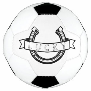 Ballon De Foot Chance en fer à cheval Bonne chance