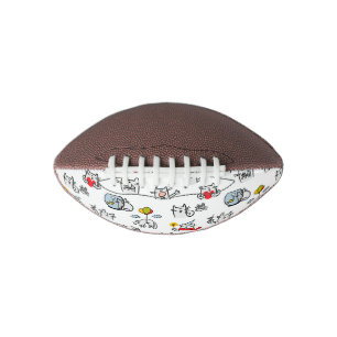 Ballon De Foot Chats amusants, lait et magie.
