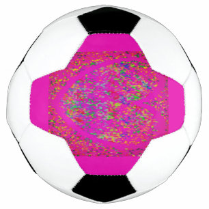 BALLON DE FOOT CHOQUER PARTIES SCINTILLANT ROSE REGARDER SOCCER B