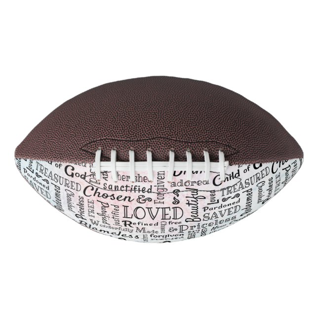 Ballon De Foot Chrétien Chrétien Paroles D'Affirmation (Devant)