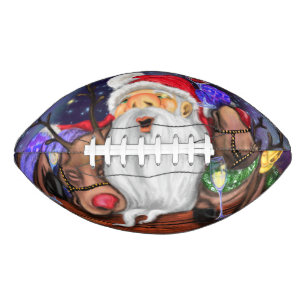 Ballon De Foot Christmas Football Gift Santa and Reindeers - Fun