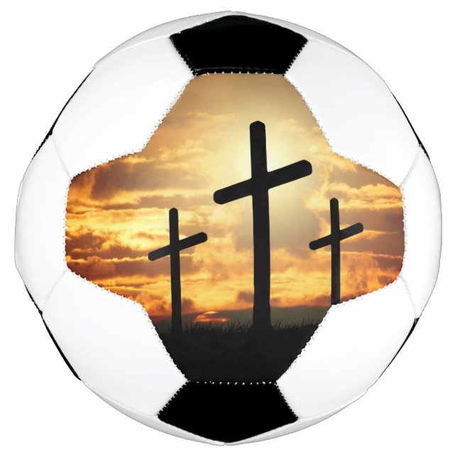 Ballon De Foot ciel et croix (Devant)