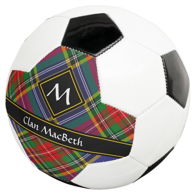 Ballon De Foot Clan MacBeth Tartan Soccer Ball (3/4)