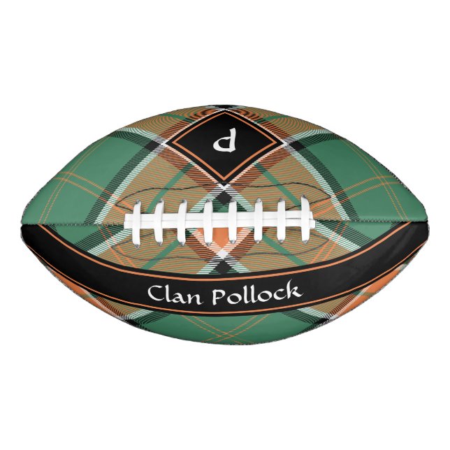 Ballon De Foot Clan Pollock Tartan Football (Devant)