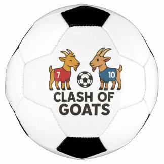 Ballon de foot Clash of GOATs Football drôle